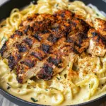 Blackened Cajun Chicken Alfredo