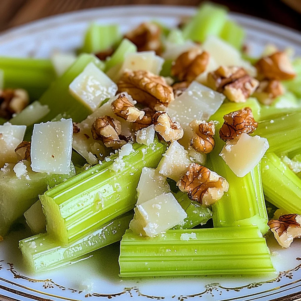 Celery Salad with Walnuts and Parmesan