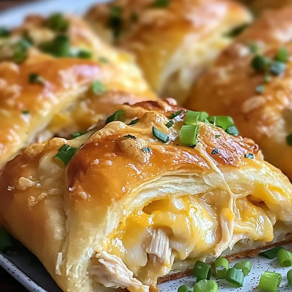 Chicken Stuffed Crescent Rolls Recipe - Easy & Delicious