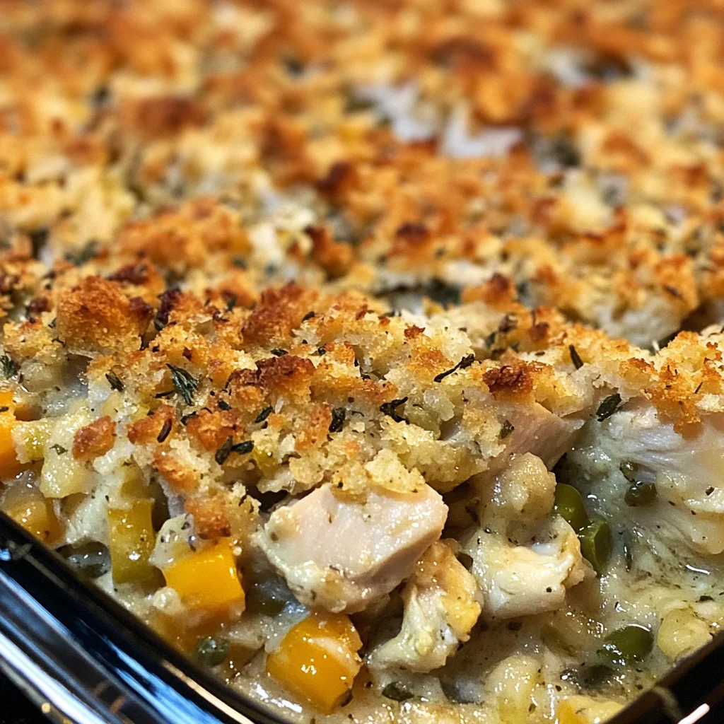Chicken and Stuffing Casserole Recipe