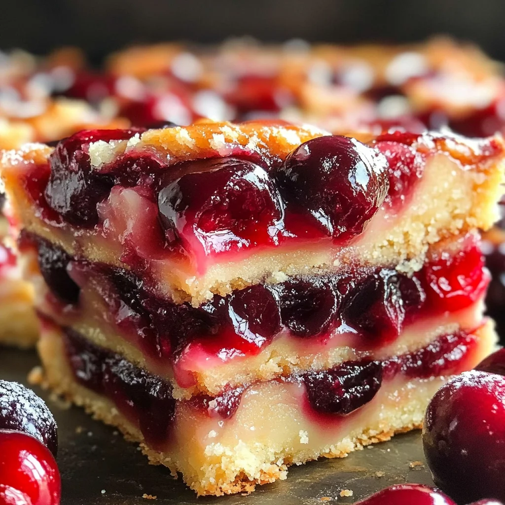 Christmas Cherry Bars