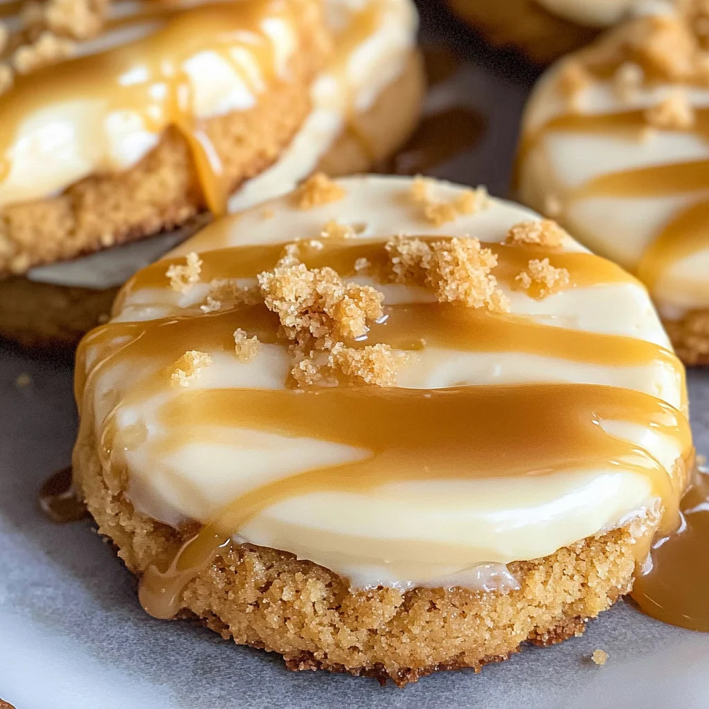 Copycat Crumbl Salted Caramel Cheesecake Cookies