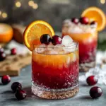 Cranberry and Orange Juice Mocktail