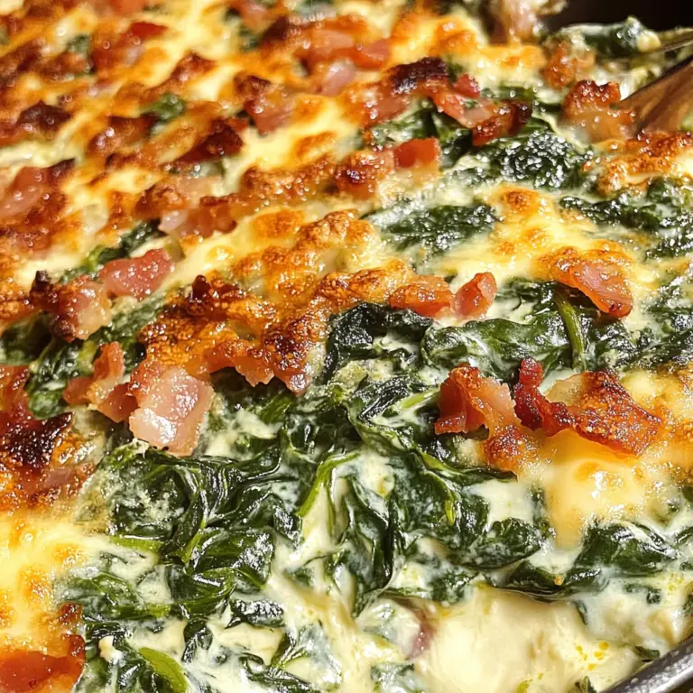 Creamed Spinach Bake