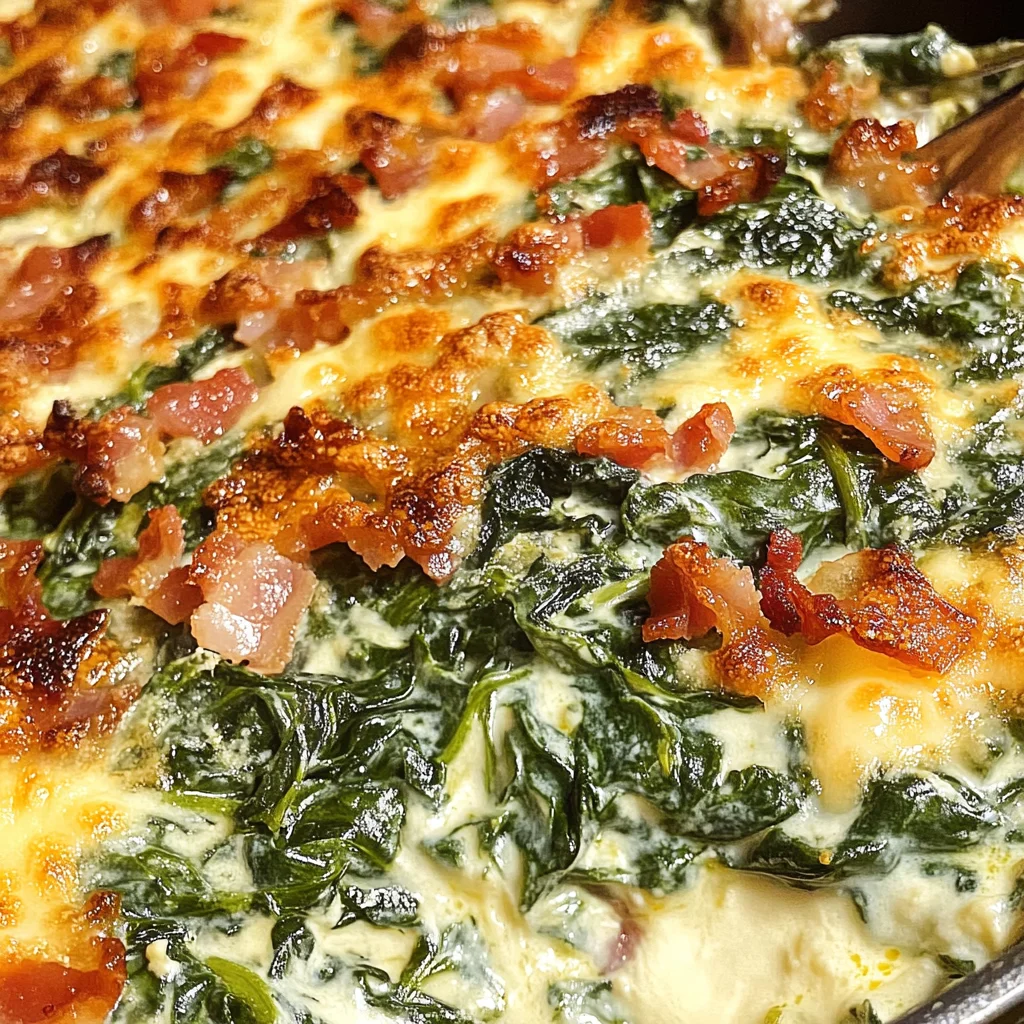 Creamed Spinach Bake