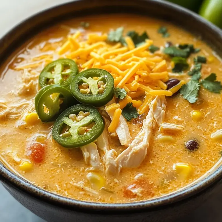 Creamy Chicken Tortilla Soup