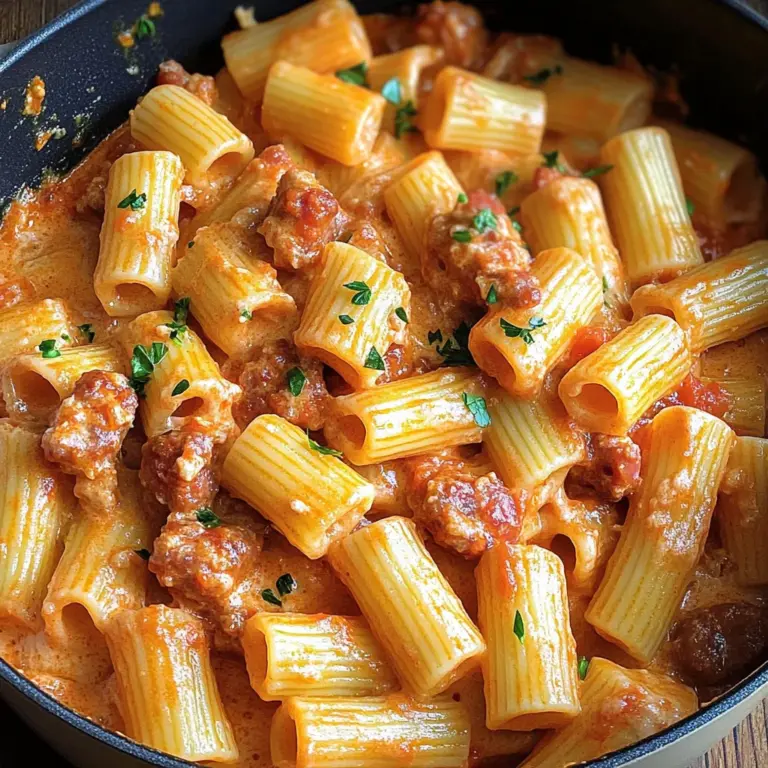 Creamy Turkey susage Pasta