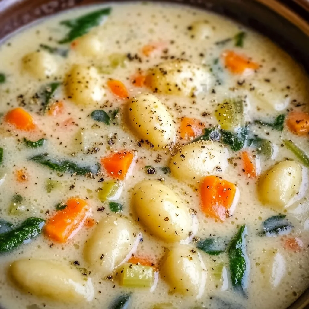 Creamy Vegetarian Gnocchi Soup