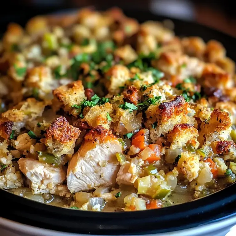 Crock Pot Chicken and Stuffing Dinner