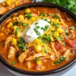 Crockpot Buffalo Chicken Chili