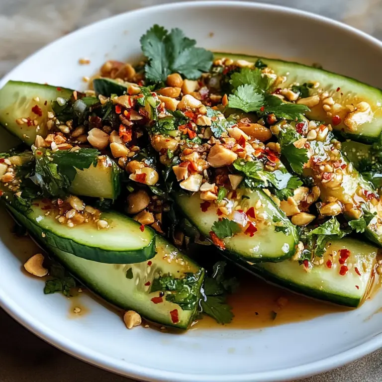 Cucumber Salad With Roasted Peanuts and Chile