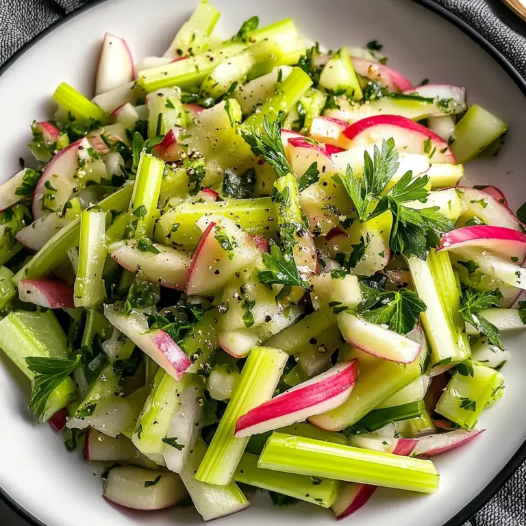 Easy Celery Salad Recipe - A Healthy Earthy Flavor