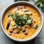 Easy Chicken, Poblano, and Black Bean Soup (Small Batch)