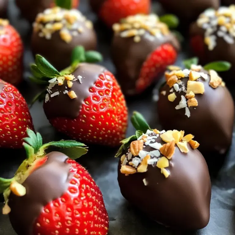 Gourmet Chocolate Covered Strawberries