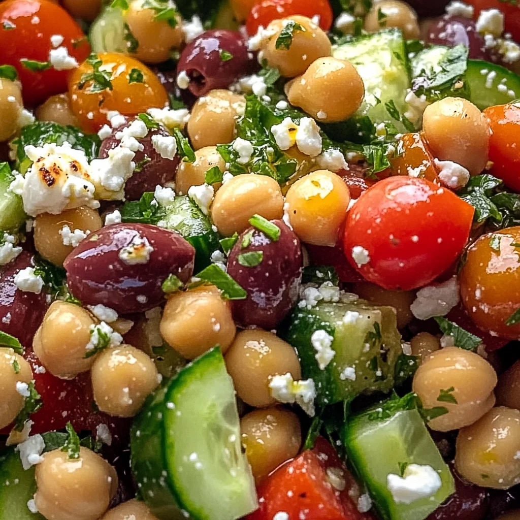 Greek Chickpea Salad