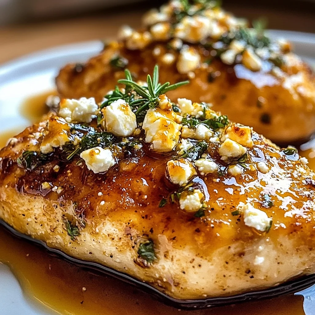 Hot Honey Infused Feta Chicken