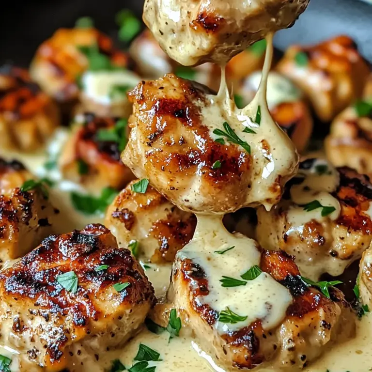 How to Make the Best Creamy Garlic Sauce for Grilled Chicken Bites