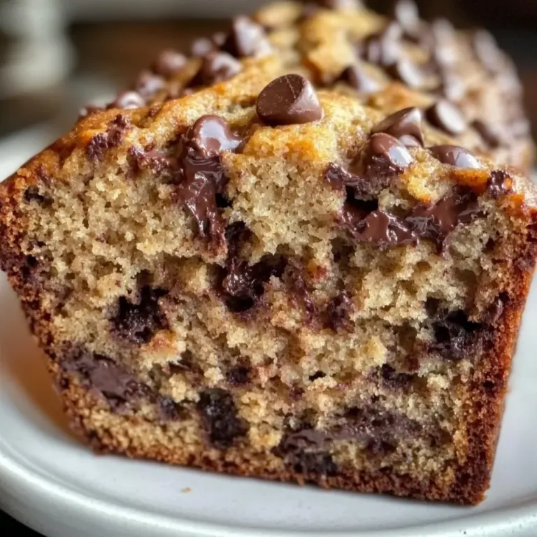 Irresistible Super Moist Chocolate Chip Banana Bread