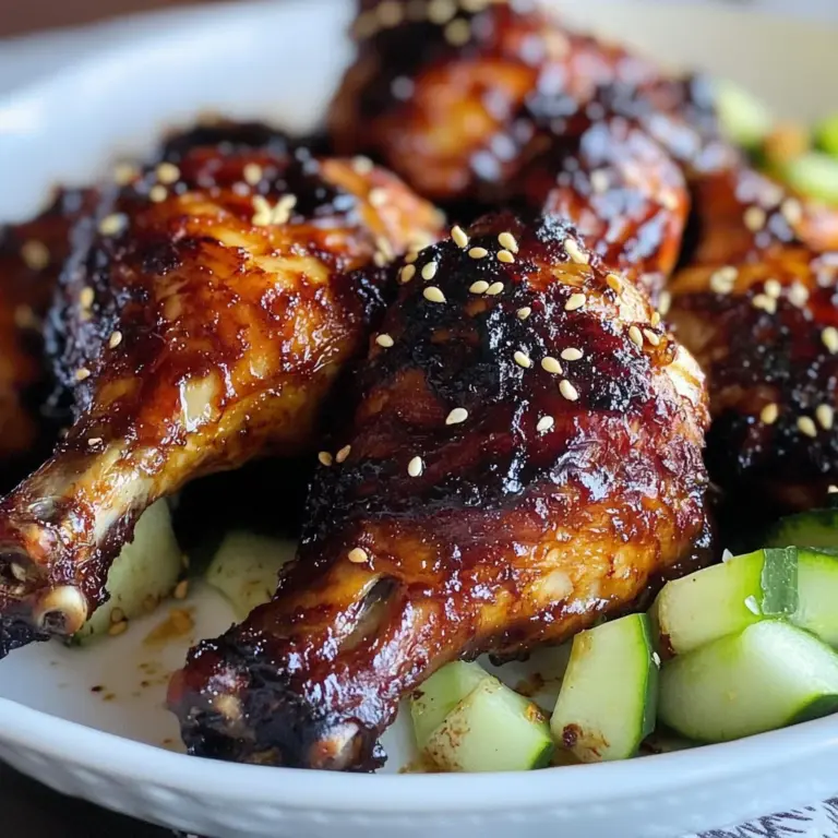 Kalbi Chicken Legs in Air Fryer