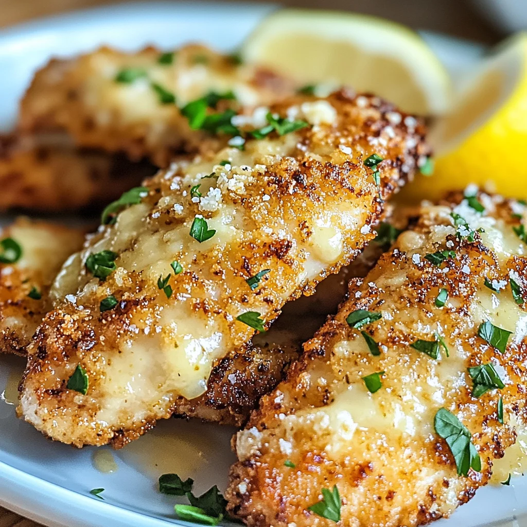 Lemon Garlic Parmesan Chicken Tenders