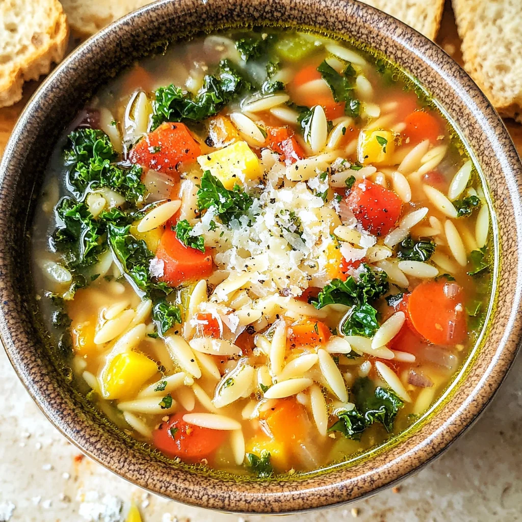 Mediterranean Orzo Soup