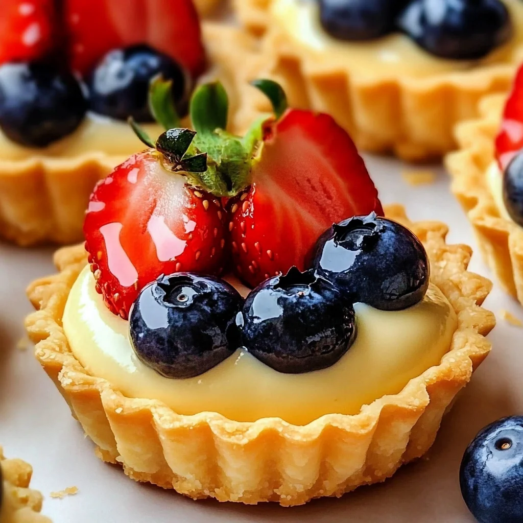 Mini Fruit Tarts With Pastry Cream