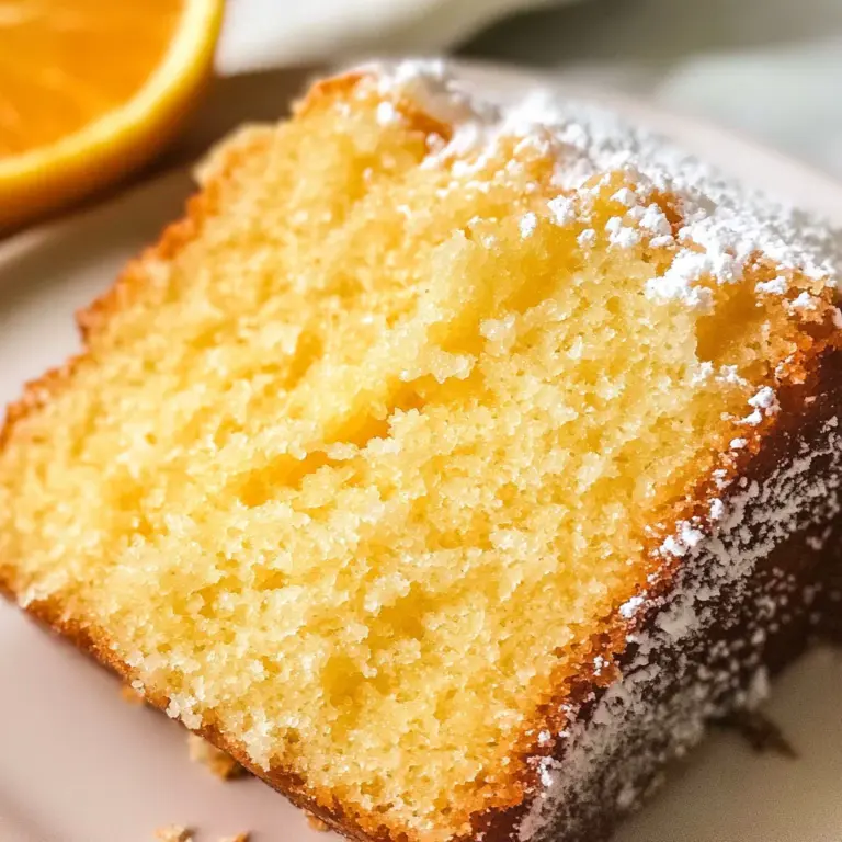 Orange Loaf Cake