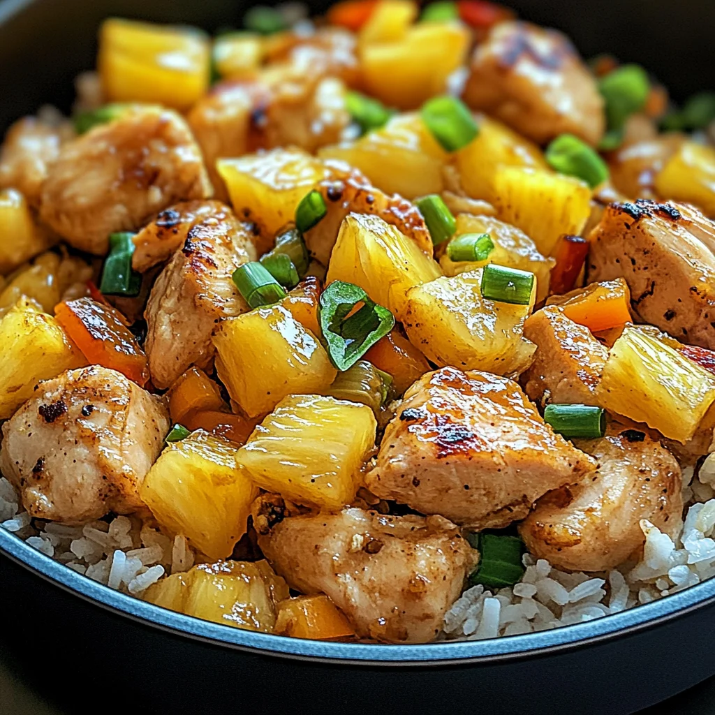 Pineapple Chicken and Rice: A Tropical Delight Recipe