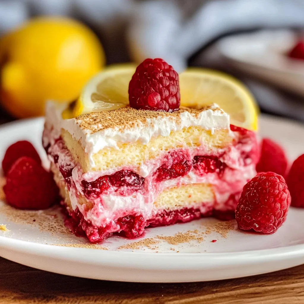 Raspberry Tiramisu