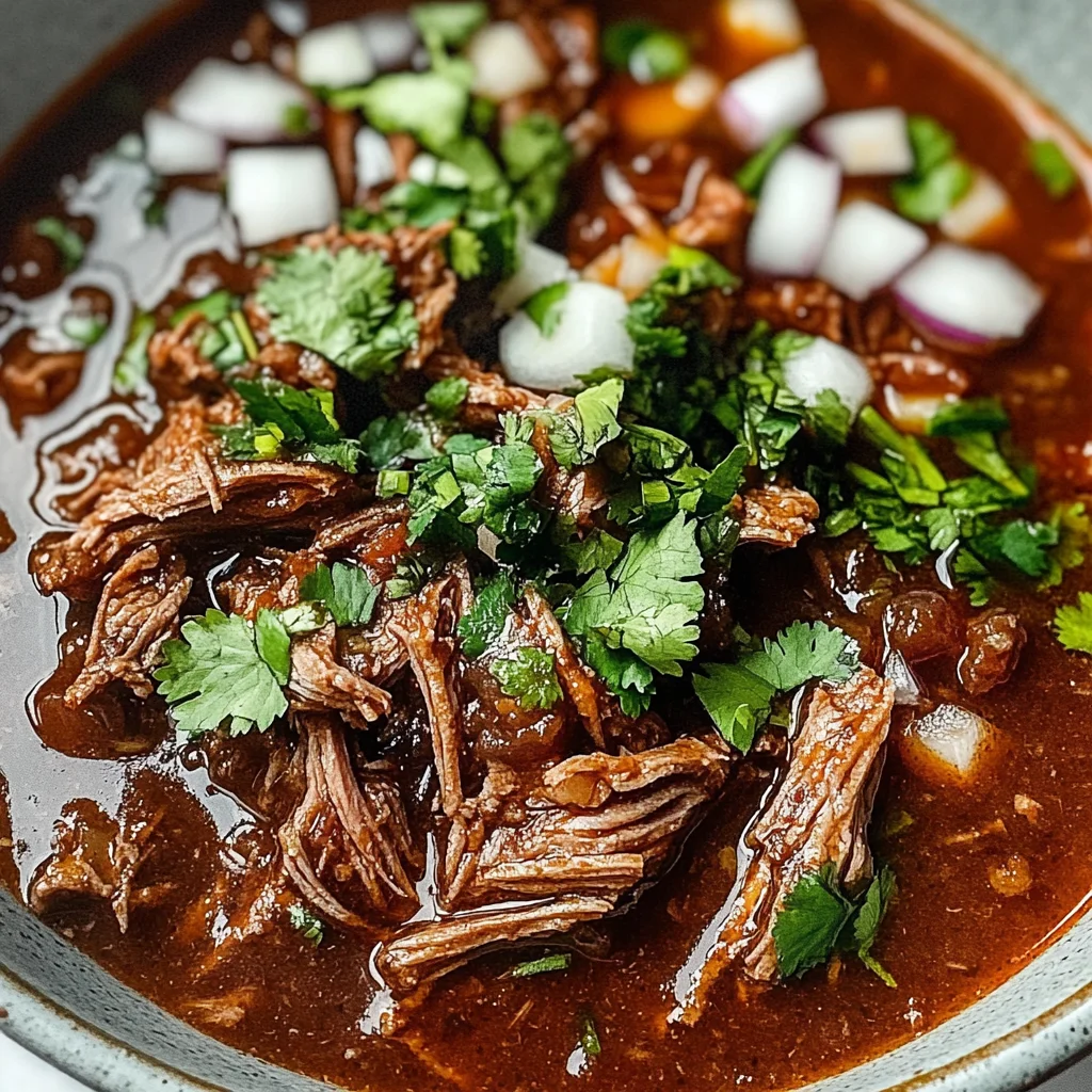 Savory Mexican Birria Crockpot Recipe Easy Delicious