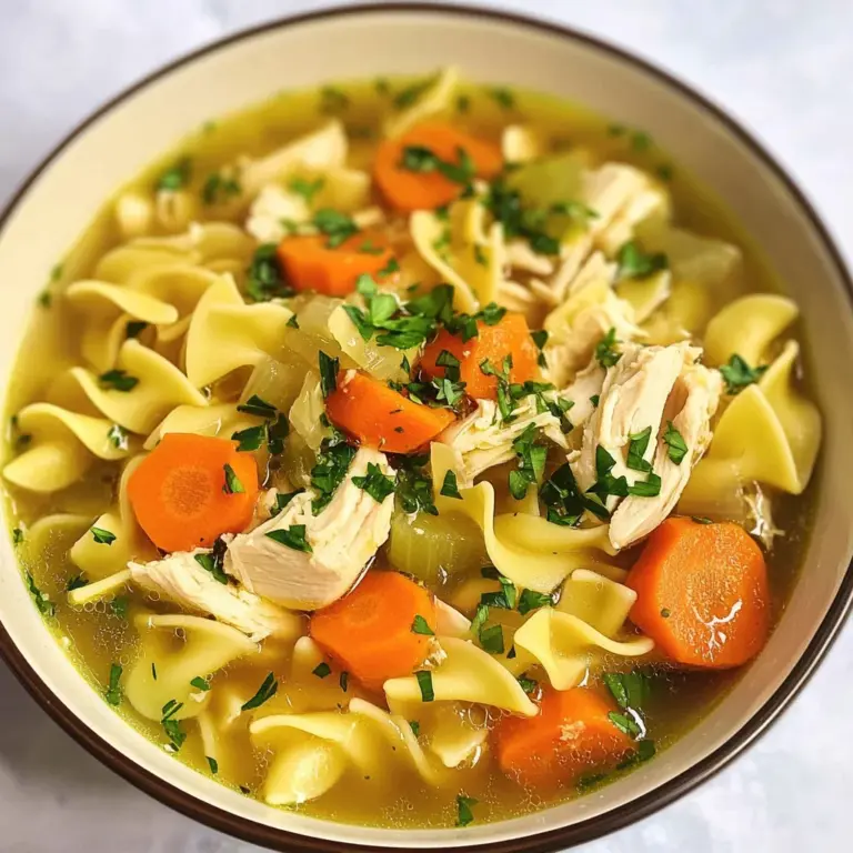 Slow Cooker Chicken Noodle Soup