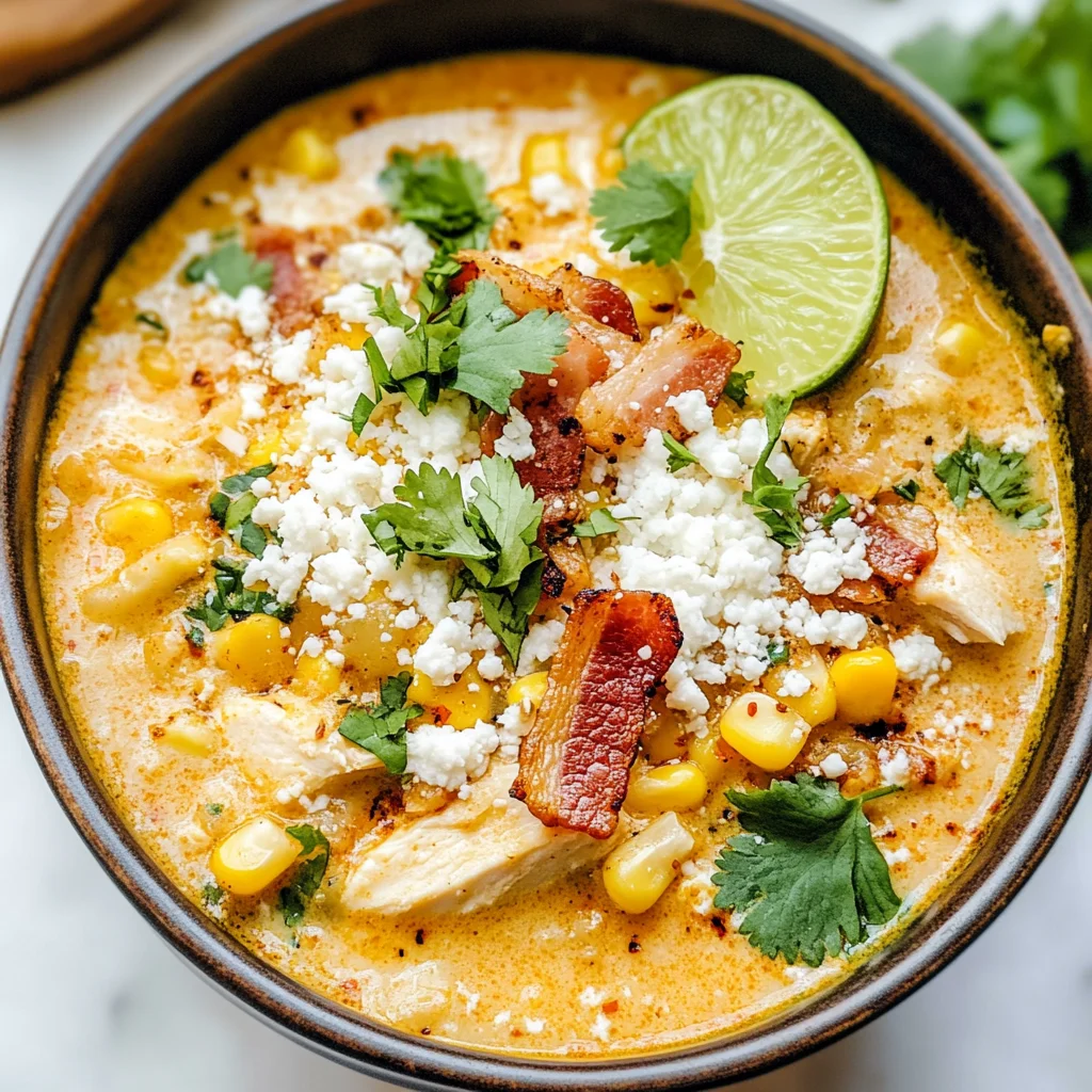 Slow Cooker Mexican Street Corn Soup