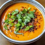 Spicy Miso Carrot Soup: Your Cozy Vegan Comfort Bowl