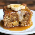 Sticky Banana Bread Pudding Cake