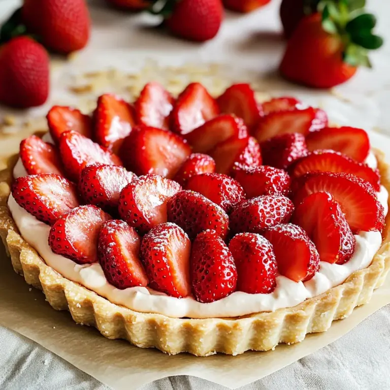 Strawberry Diplomat Tart