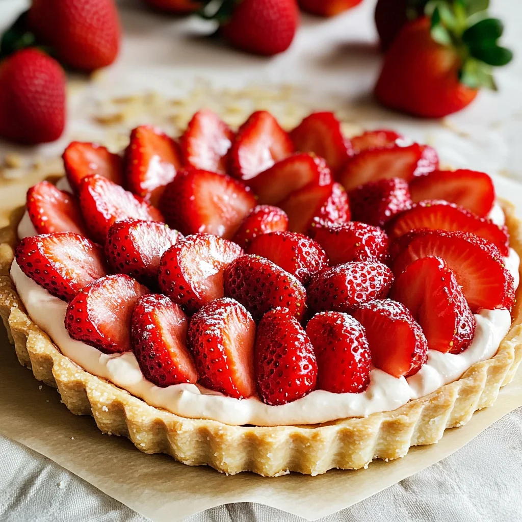 Strawberry Diplomat Tart