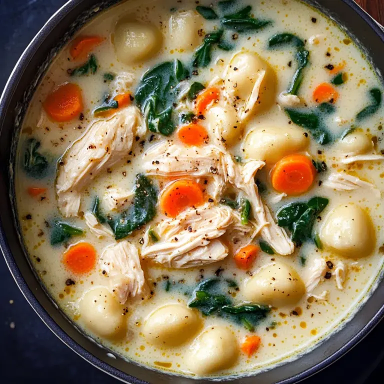 Tasty Rotisserie Chicken Gnocchi Soup