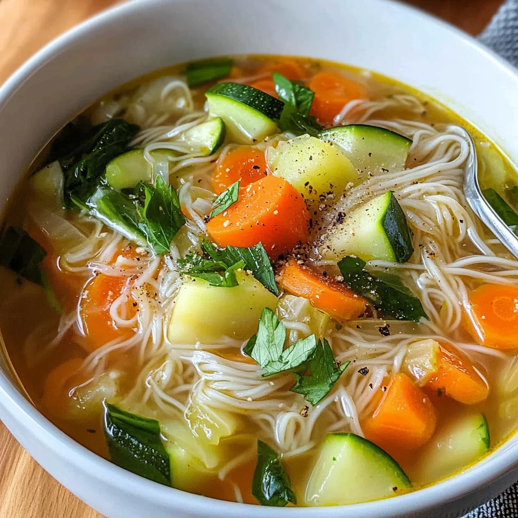 Vegetable Noodle Soup