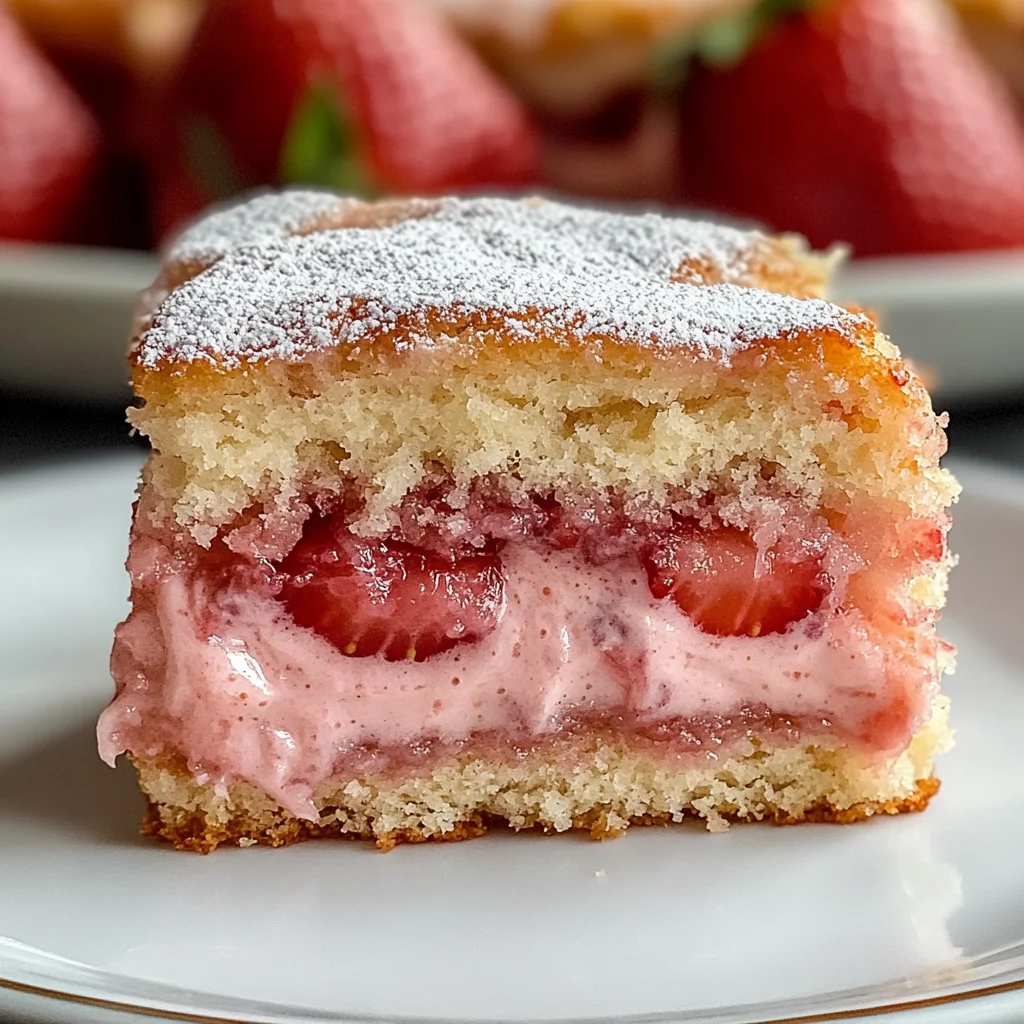 Amazing Strawberry Honeybun Cake