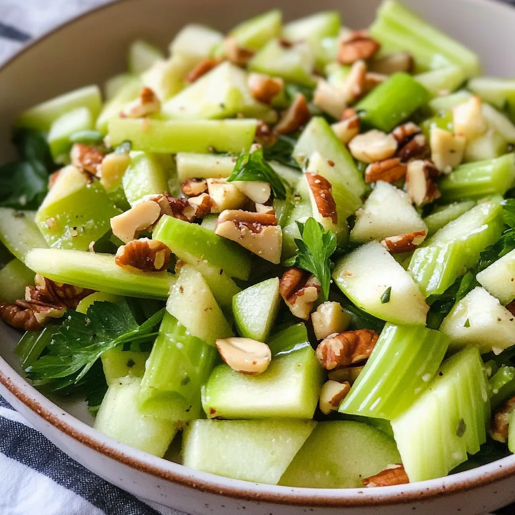 Anti-Inflammatory Celery, Apple and Walnut Salad