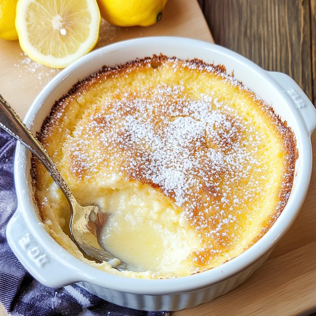 Baked Lemon Pudding