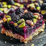 Blackberry Pistachio Dream Bars: Irresistible Homemade Bliss