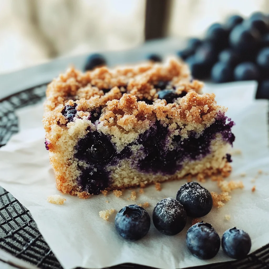 Blueberry Coffee Cake Recipe