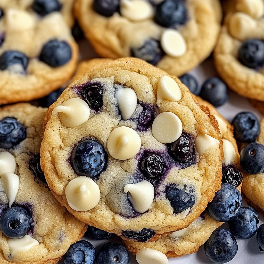 Blueberry White Chocolate Chip Cookies – The Best Soft & Chewy Recipe (2025)