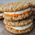 Carrot Cake Cookie Sandwiches
