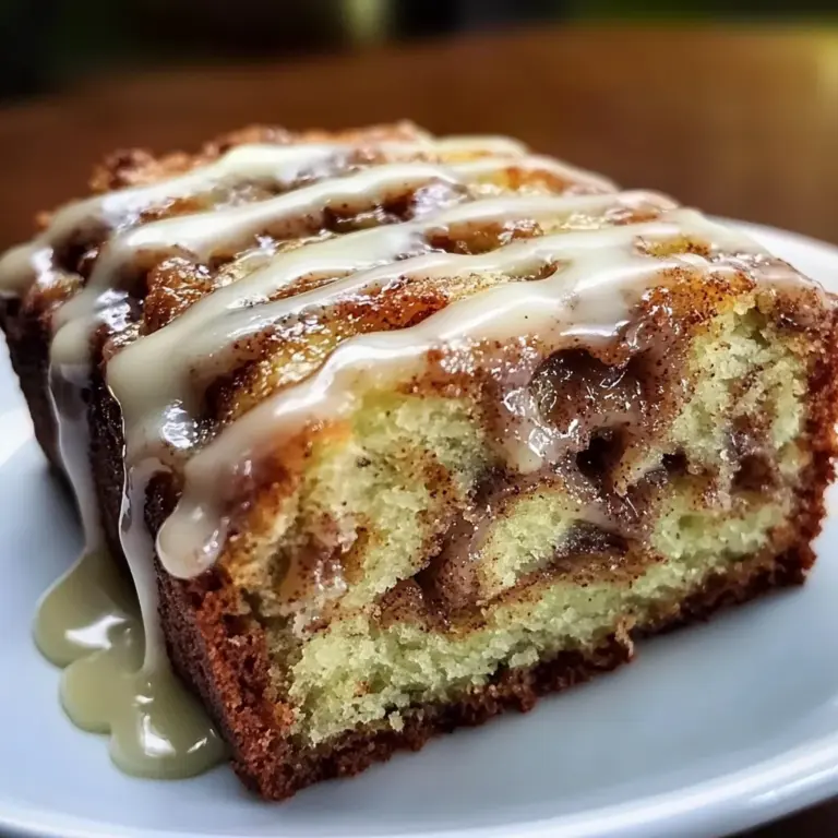 Cinnamon Roll Zucchini Bread