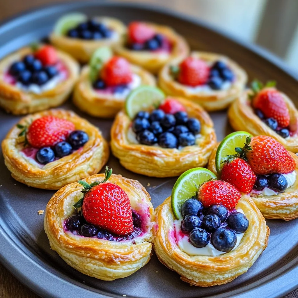 Fruit and Cream Cheese Danish Pastry