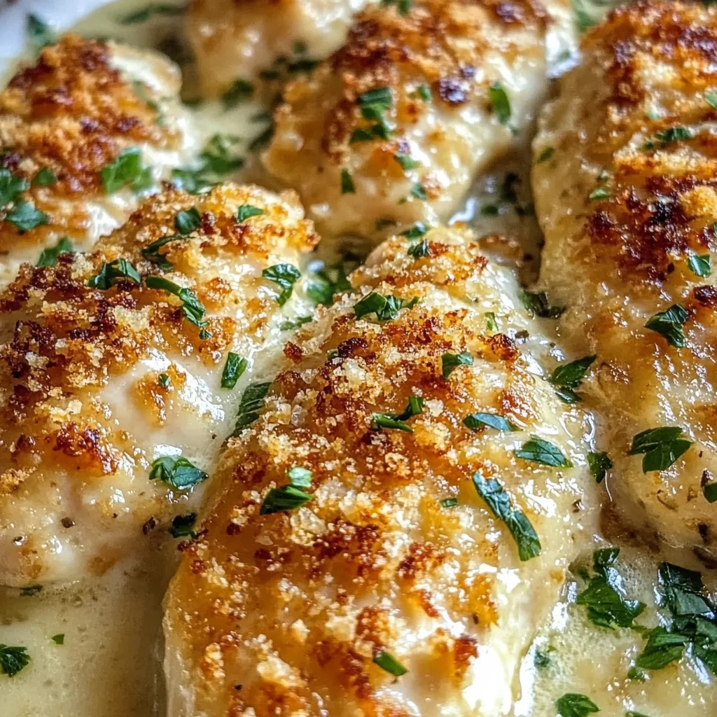 Garlic Parmesan Chicken Bake