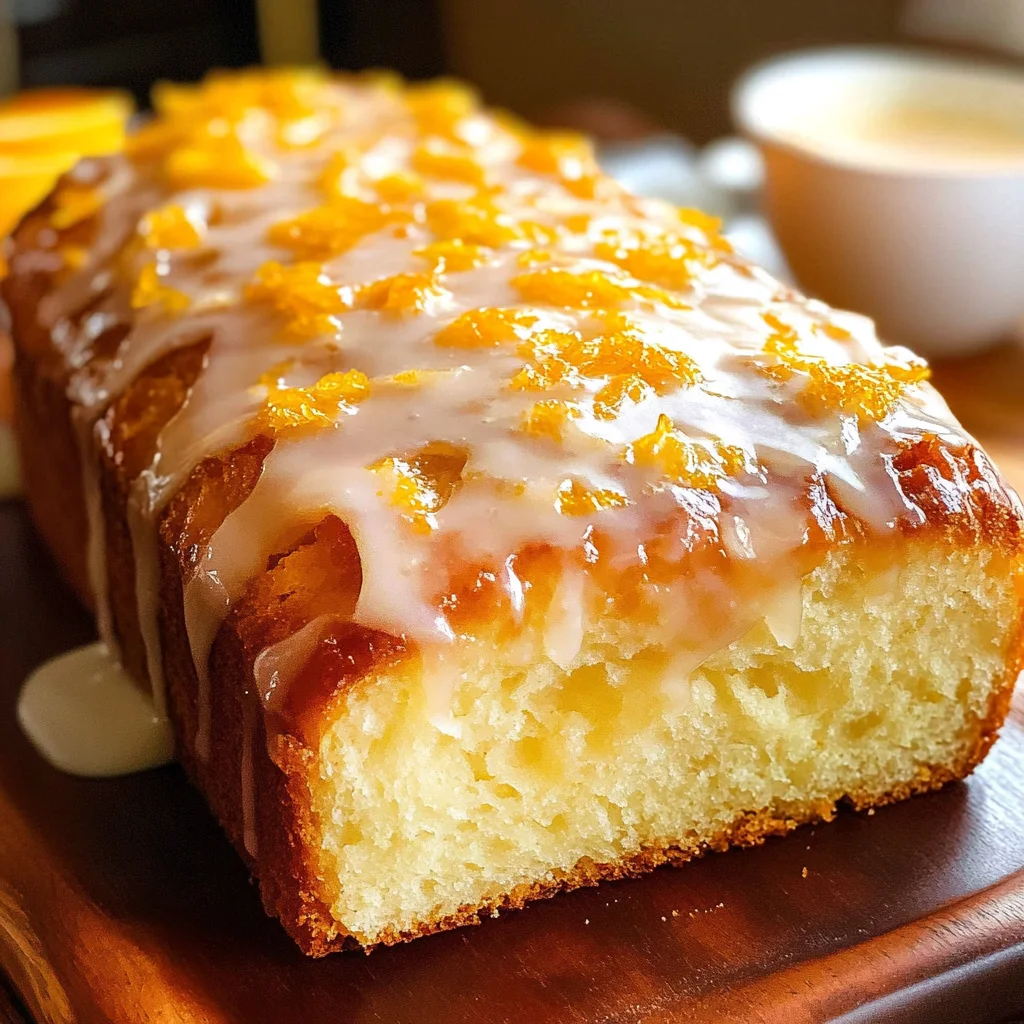 Glazed Mimosa Bread