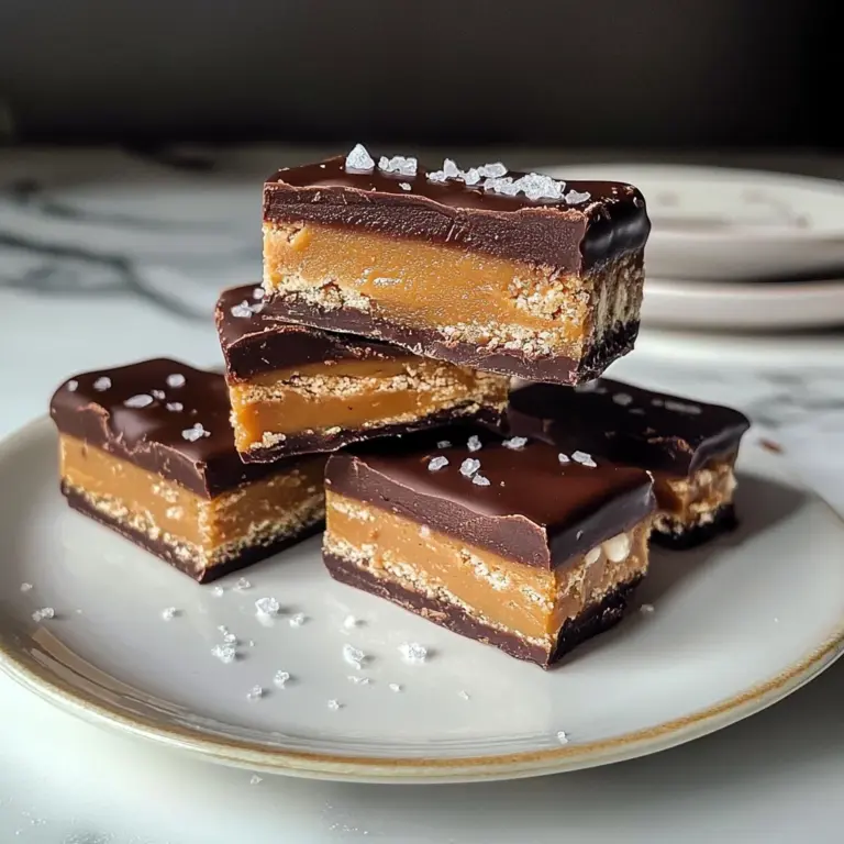 Healthy Twix Bars (Gluten-free) Homemade Recipe
